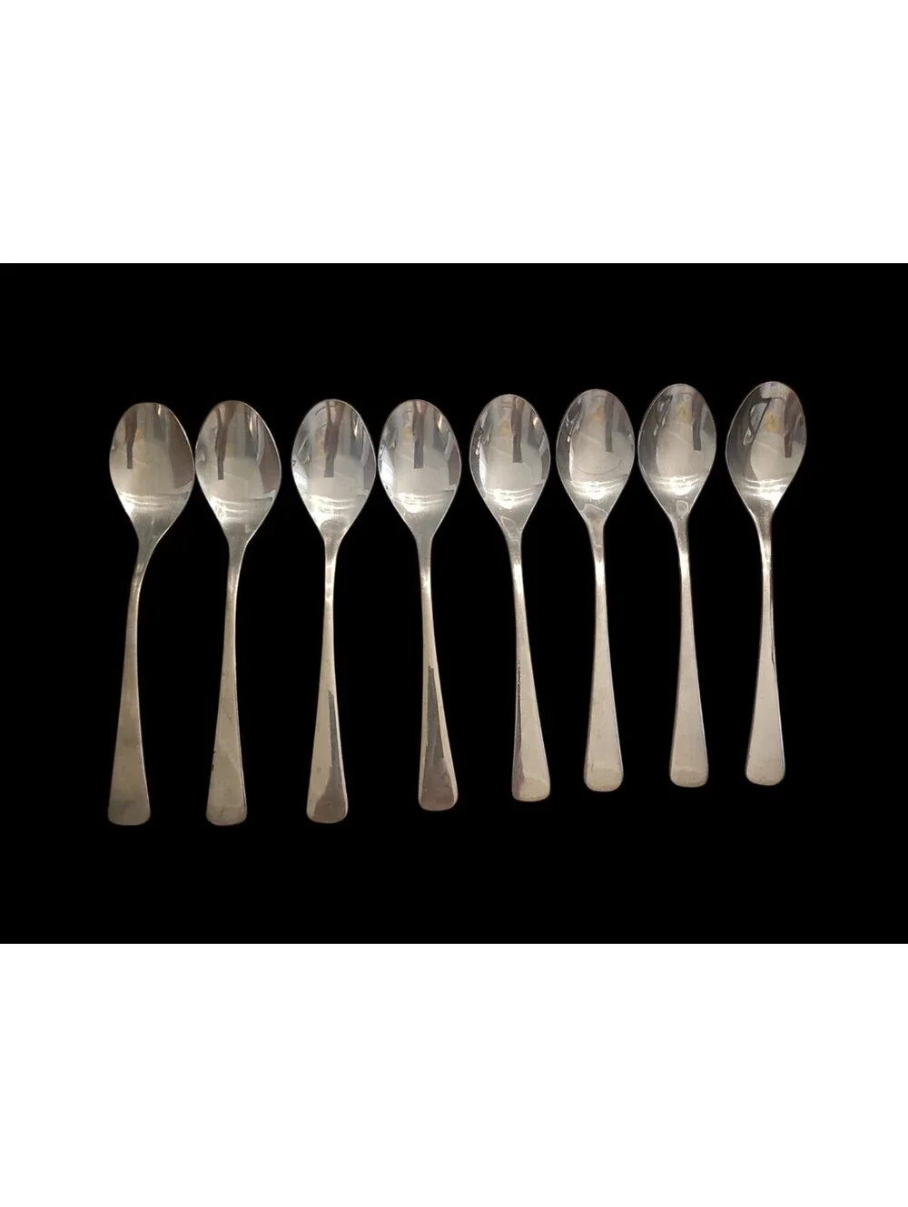 VINTAGE ROGERS STAINLESS STEEL KOREA   Teaspoons  - SET OF 8